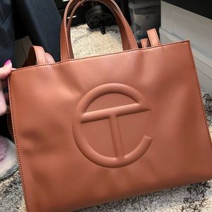 TELFAR - Medium Shopping Bag in Tan